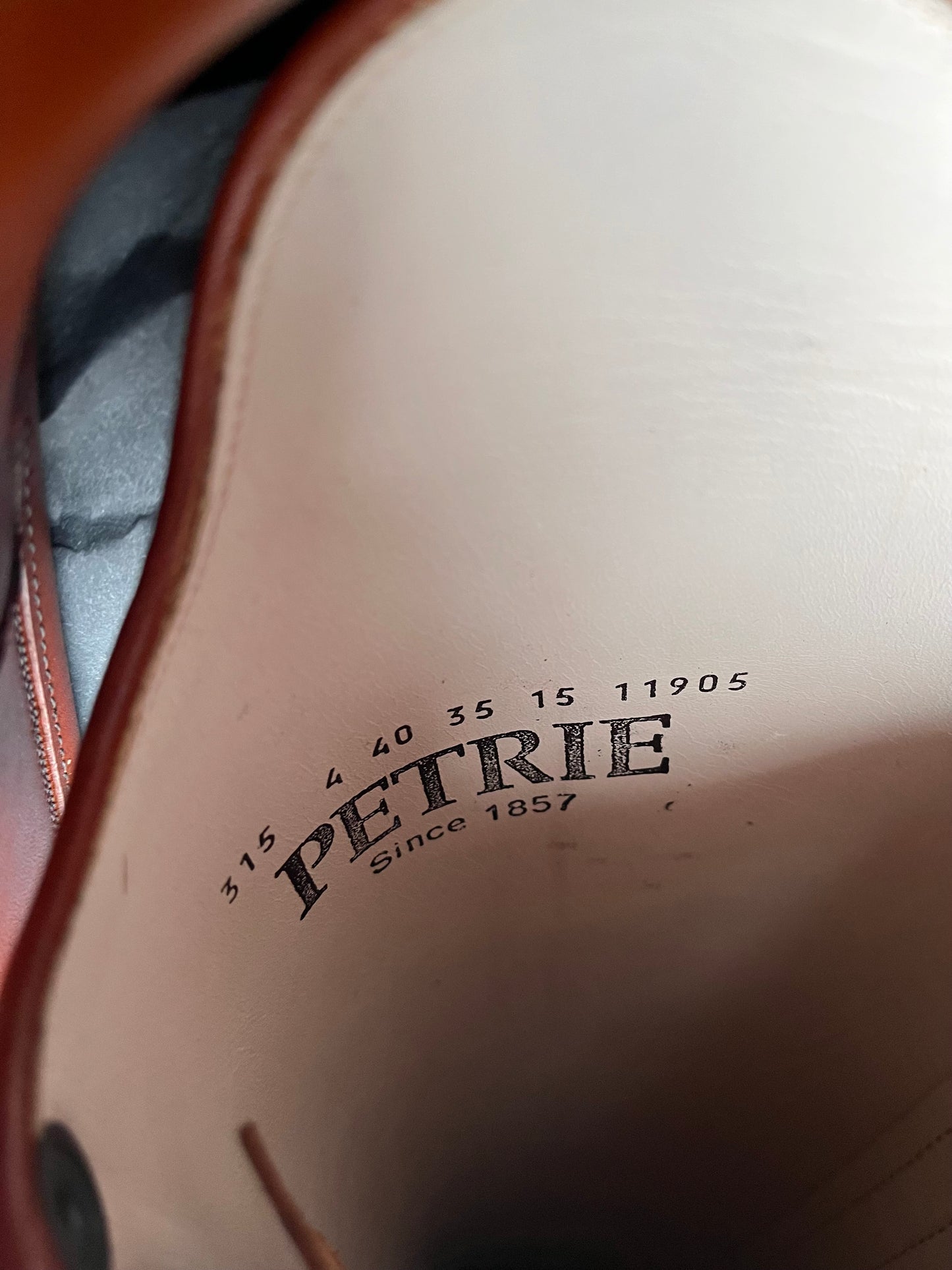 Beautiful Brown Petrie Olympic Dressage Boots