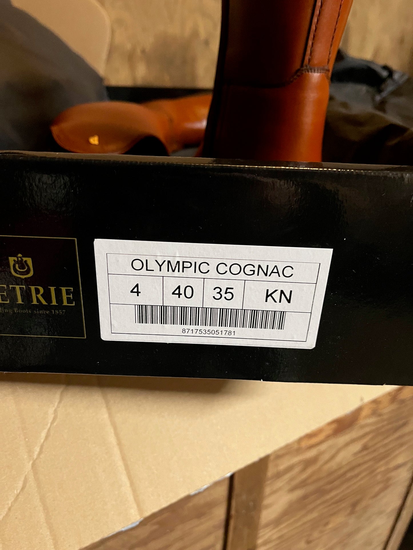 Beautiful Brown Petrie Olympic Dressage Boots