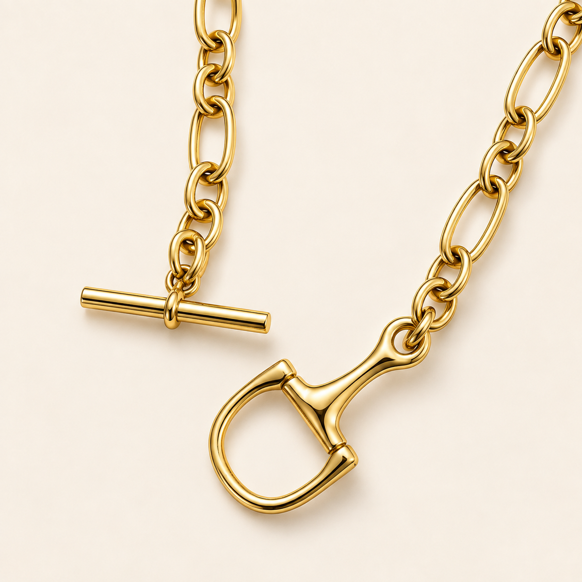 Chunky Equestrian Bit Necklace