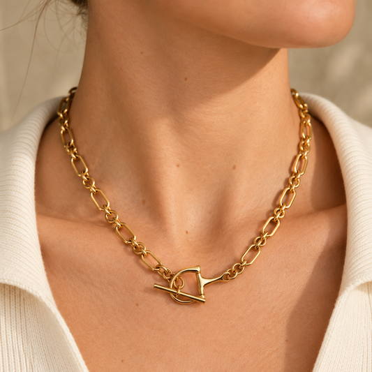 Chunky Equestrian Bit Necklace